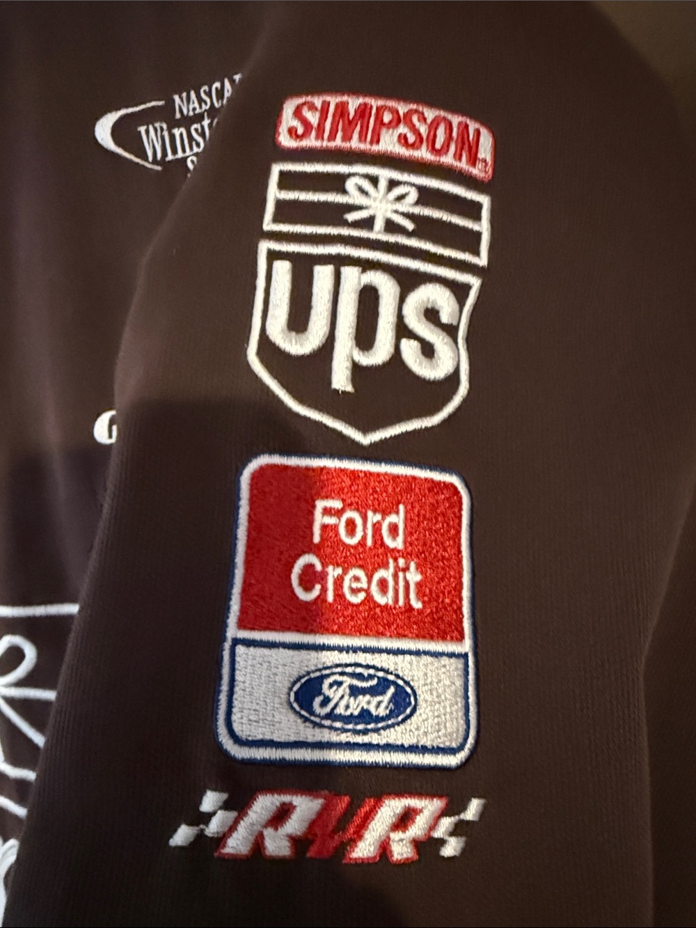 Chase Authentics UPS Brown Short Sleeve Racing Shirt - Picture 4 of 9